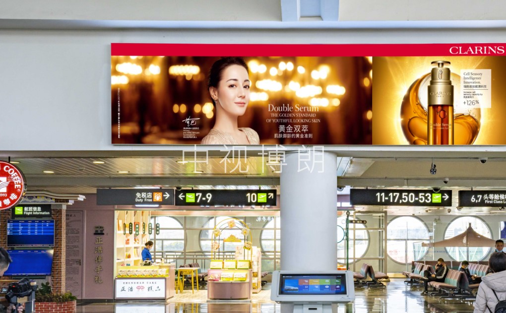 厦门机场广告-T3国际出发候机厅灯箱